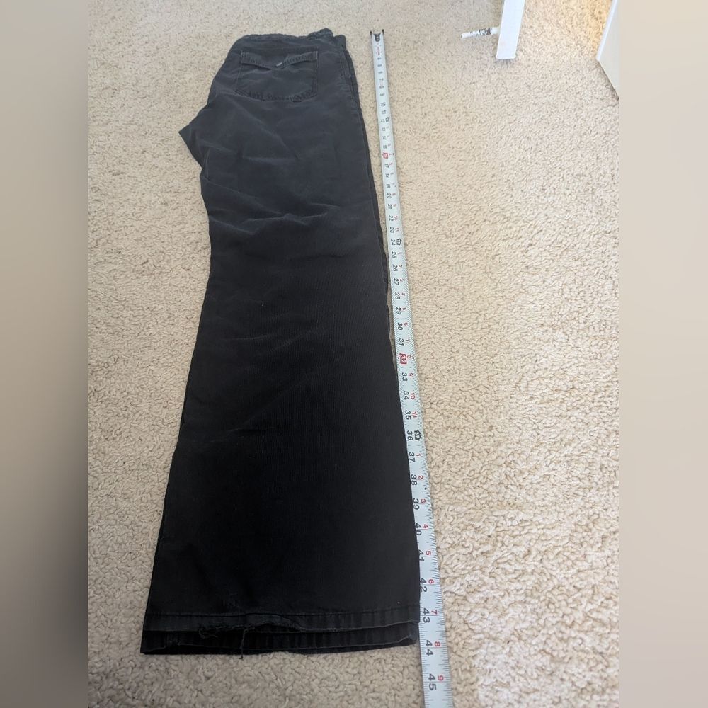 John Varvatos Black Corduroy Pants Wide leg - Picture 3 of 8